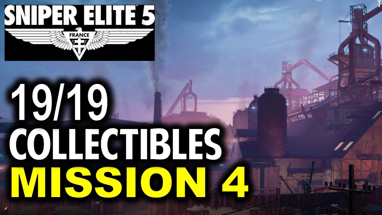 Mission 4 War Factory: All 19 Collectibles Location Guide | Sniper Elite 5