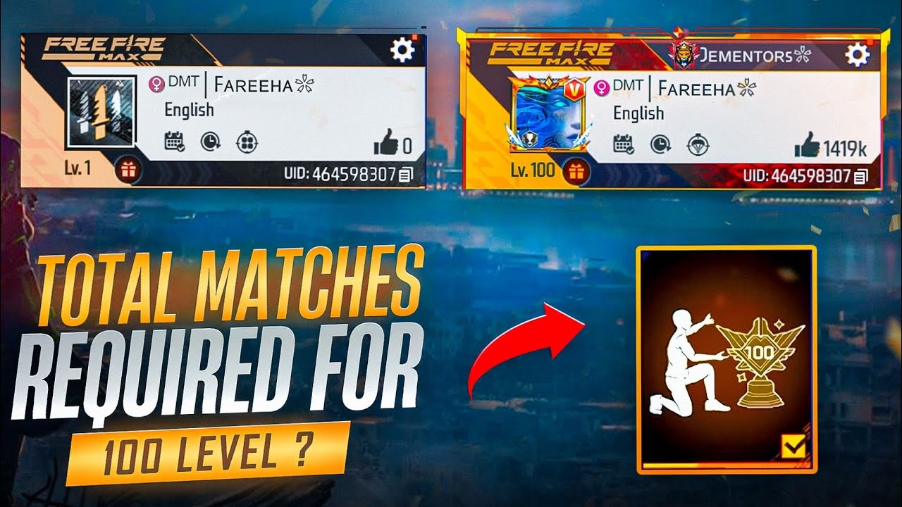 How Many Games I Played To Reach 100 Level 😮🔥