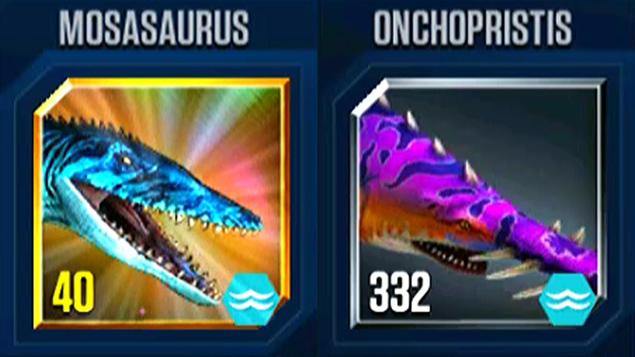 TOP 1 UNLOCKED DIPLOCERASPIS WITH MOSASAURUS VS ONCHOPRISTIS | JURASSIC WORLD THE GAME