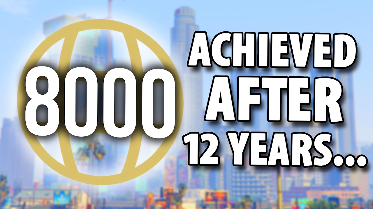 How 1 Player Reached Level 8000 In GTA Online After 12 Years