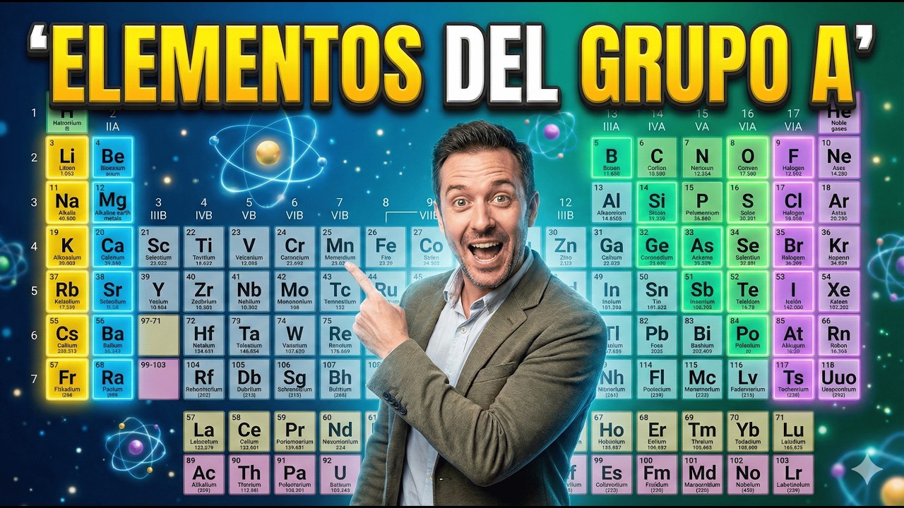 Así Trabajé los Elementos del grupo A de la Tabla Periódica | Profesor Mayer