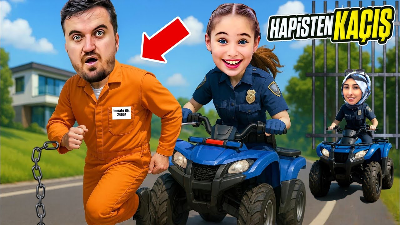 BABAM SUÇ İŞLEDİ BENİ KIZDIRDI ‼️ POLİS HAPSETTİ BABAM KAÇTI EYVAH !! 