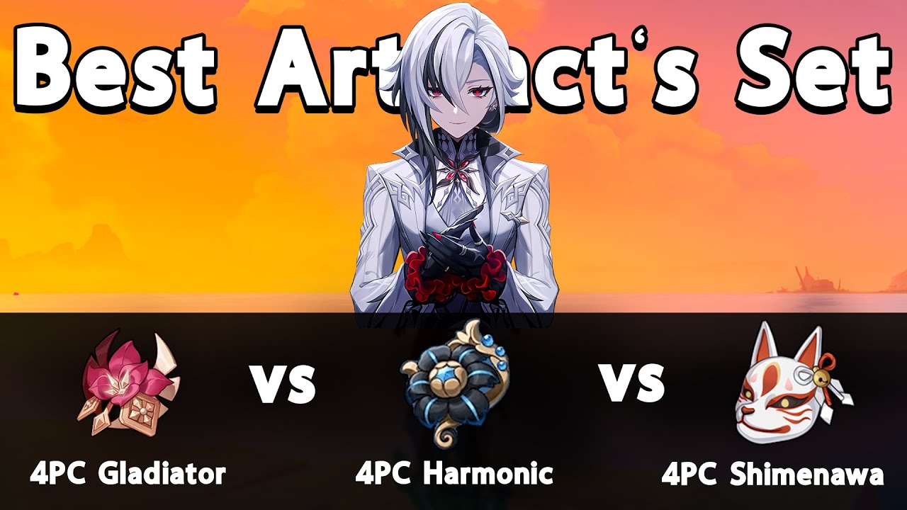 Best Artifact Set for Arlecchino | 4PC Gladiator's vs 4PC Shimenawa's vs 4PC Harmonic Whimsy