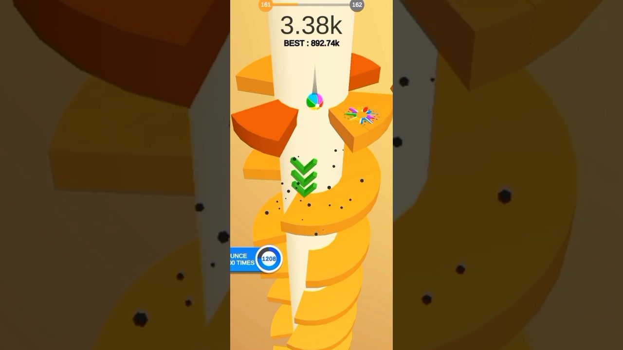 Helix jump🏀 ASMR level gameplay | Android,iOS #shorts #trending #foryou