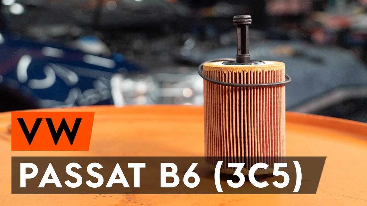 How to change oil filter and engine oil on VW PASSAT B6 (3C5) [TUTORIAL AUTODOC]