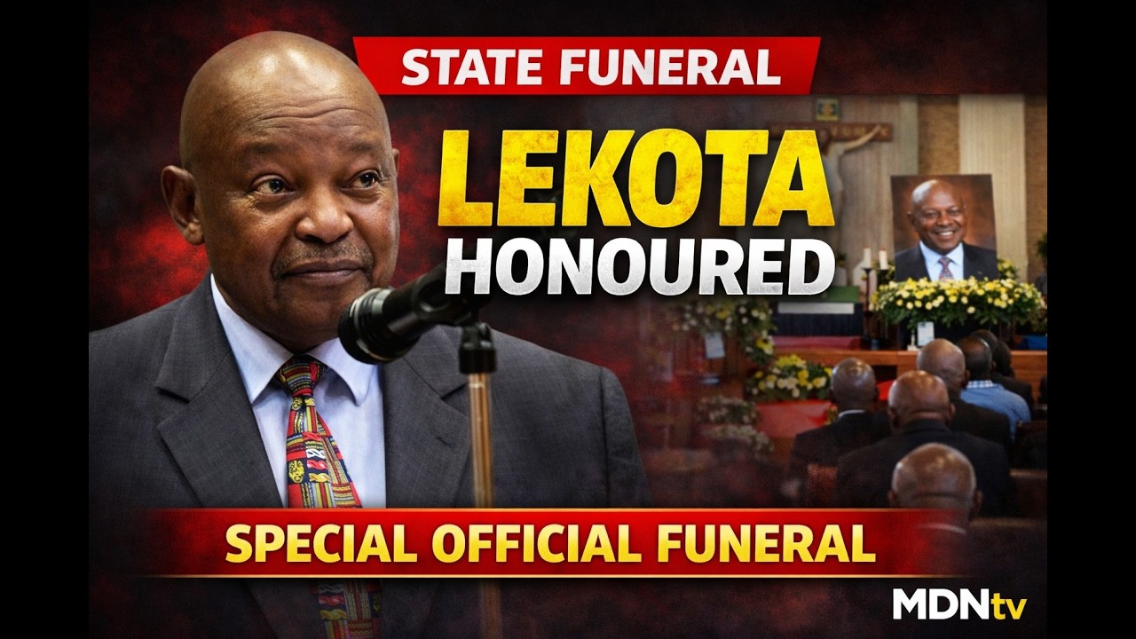 MOSIUOA “TERROR” LEKOTA HONOURED WITH SPECIAL OFFICIAL FUNERAL | MASHATILE EULOGY