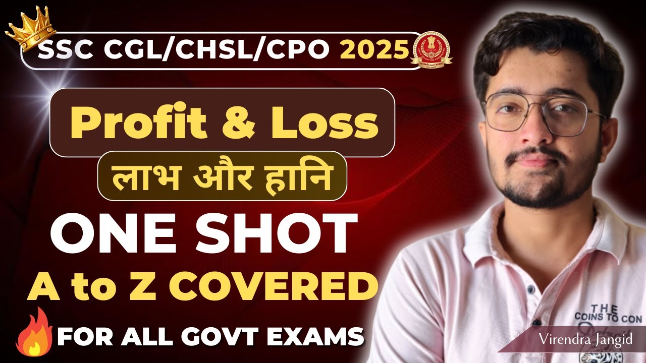 🔥PROFIT & LOSS ONE SHOT | Full A to Z | Marathon| SSC CGL, CHSL, MTS, CPO | Viren Sir | Unlocked SSC