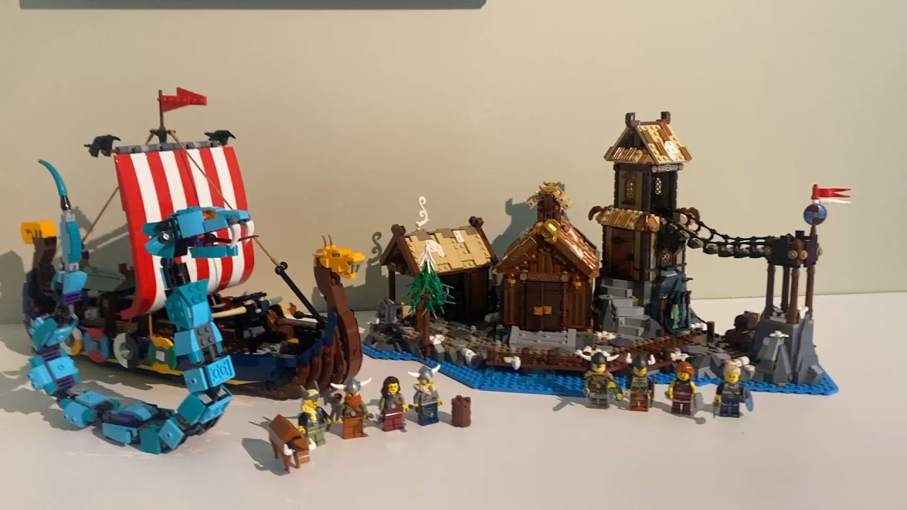 LEGO Деревня и корабль викингов | 21343 и 31132
