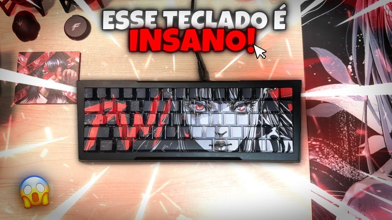 Eu comprei um teclado de ANIME - Pwnage Zenblade V2