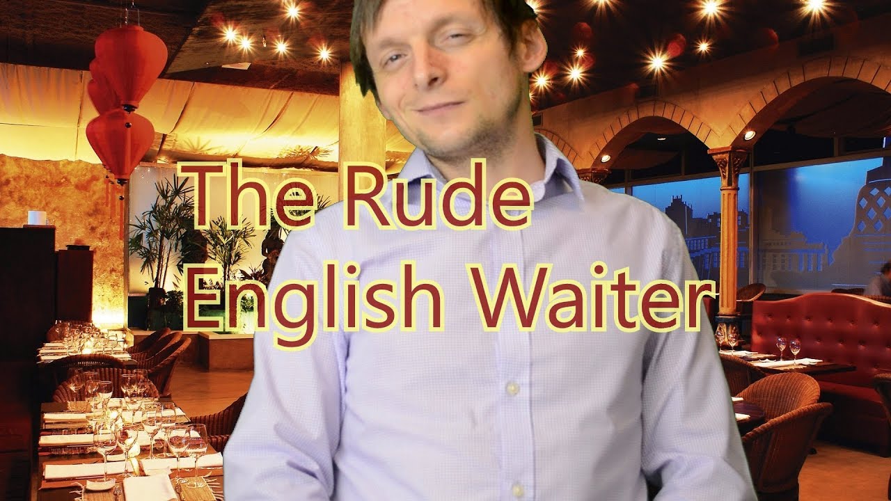 ASMR ~ The Rude British Waiter ~ Soft Spoken Role Play 🍸🥂