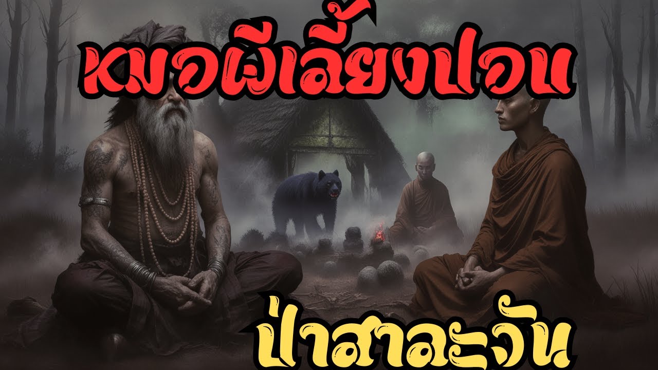 พระธุดงค์  ปะทะหมอผีเลี้ยงปอบตัวจริง!! ป่าสาละวันลาวใต้ พิธีเรียกปอบโผล่กลางป่า