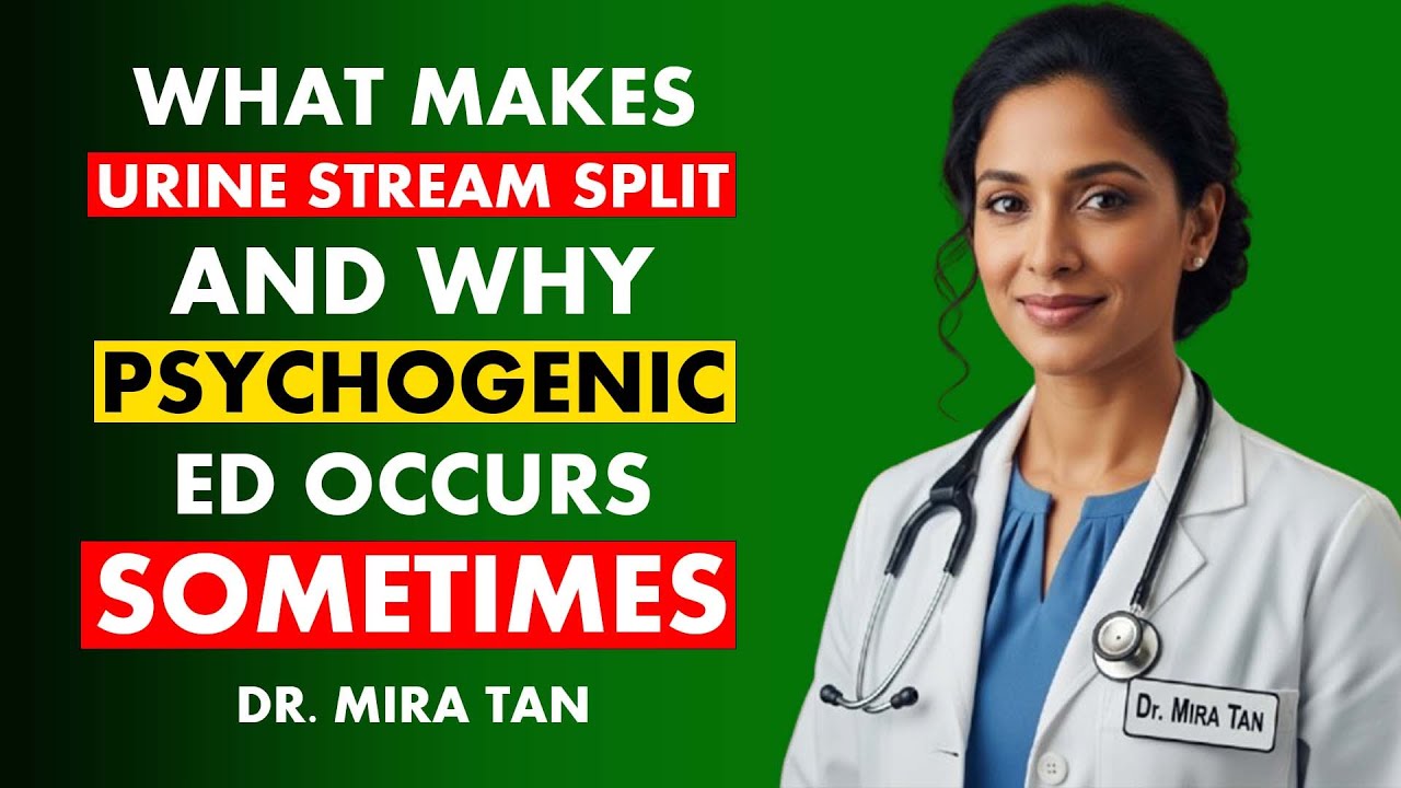 Urologist Explains Why Men Get Split Urine Stream & The Truth About Psychogenic ED
