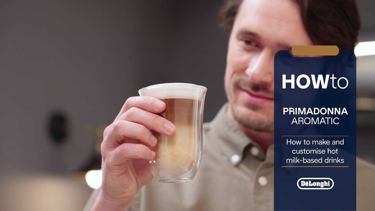 PrimaDonna Aromatic | How to make and customize hot milk-based drinks