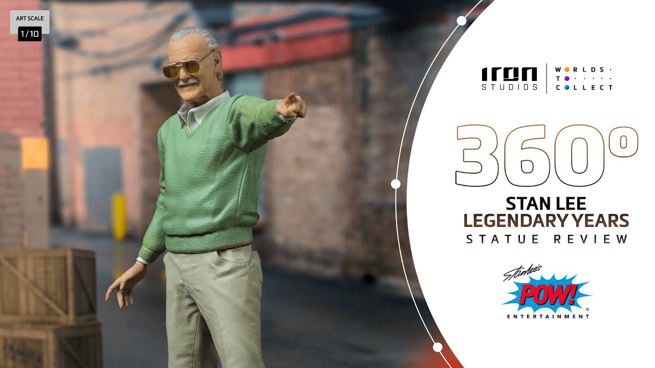 Statue Stan Lee Legendary Years - Pow - Art Scale 1/10 - Iron Studios