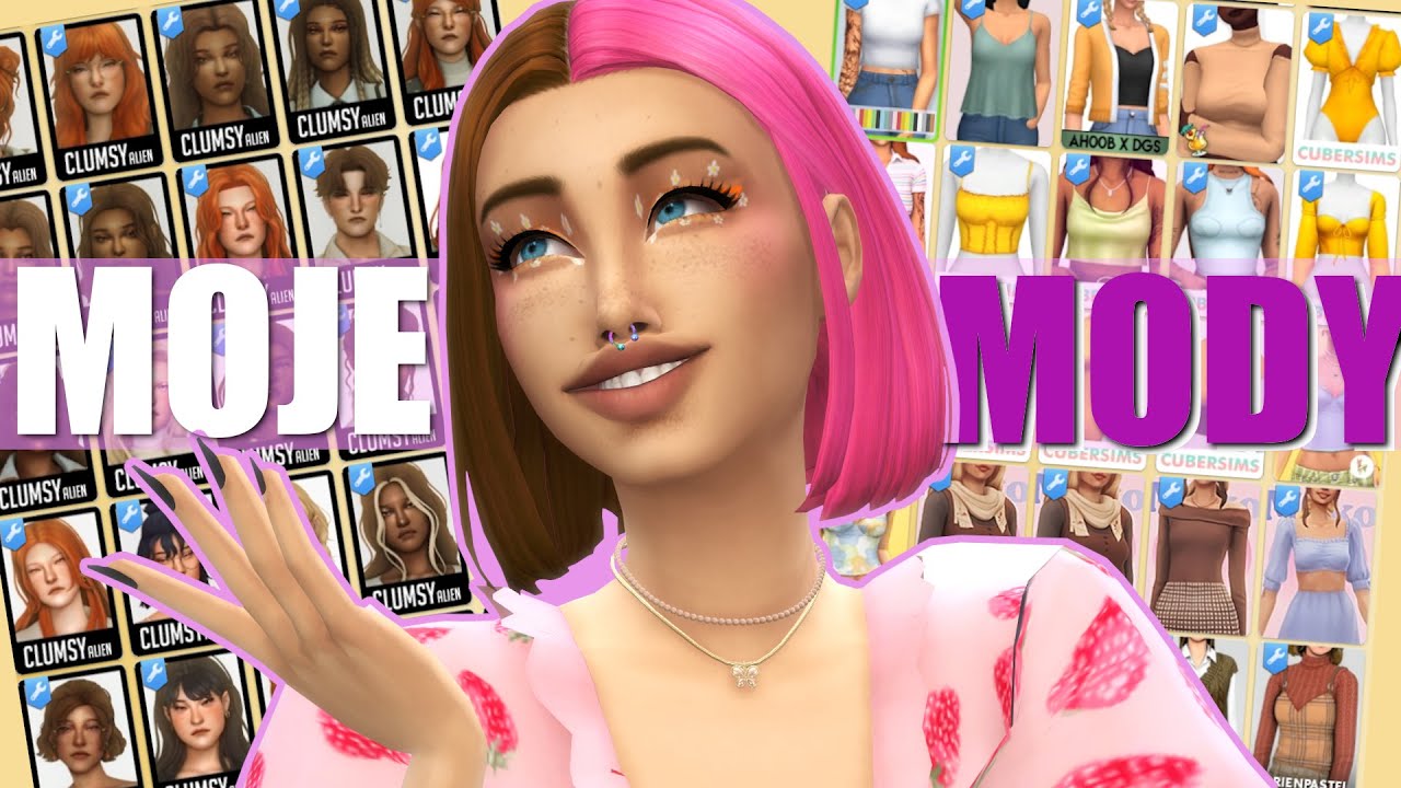 Moje WSZYSTKIE MODY do CAS w SIMS 4 🤩 [SKĄD POBIERAM MODY] + Linki