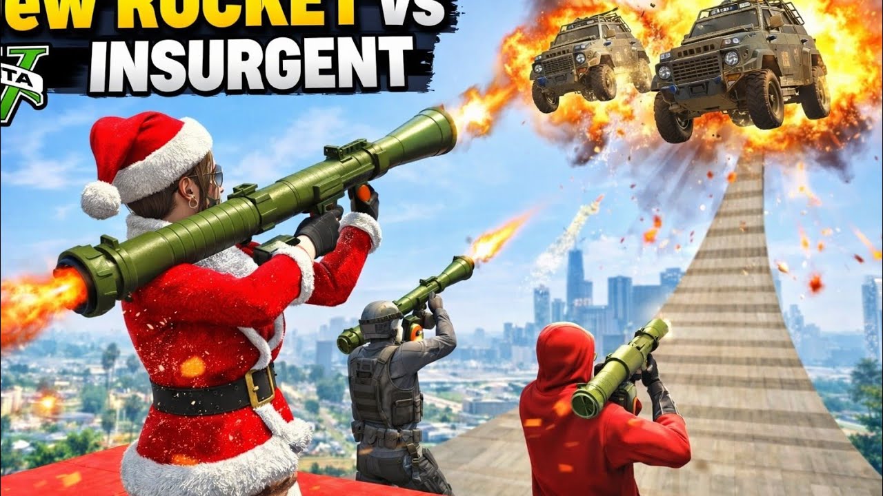 New rocket vs Insurgent - Gta 5 Online