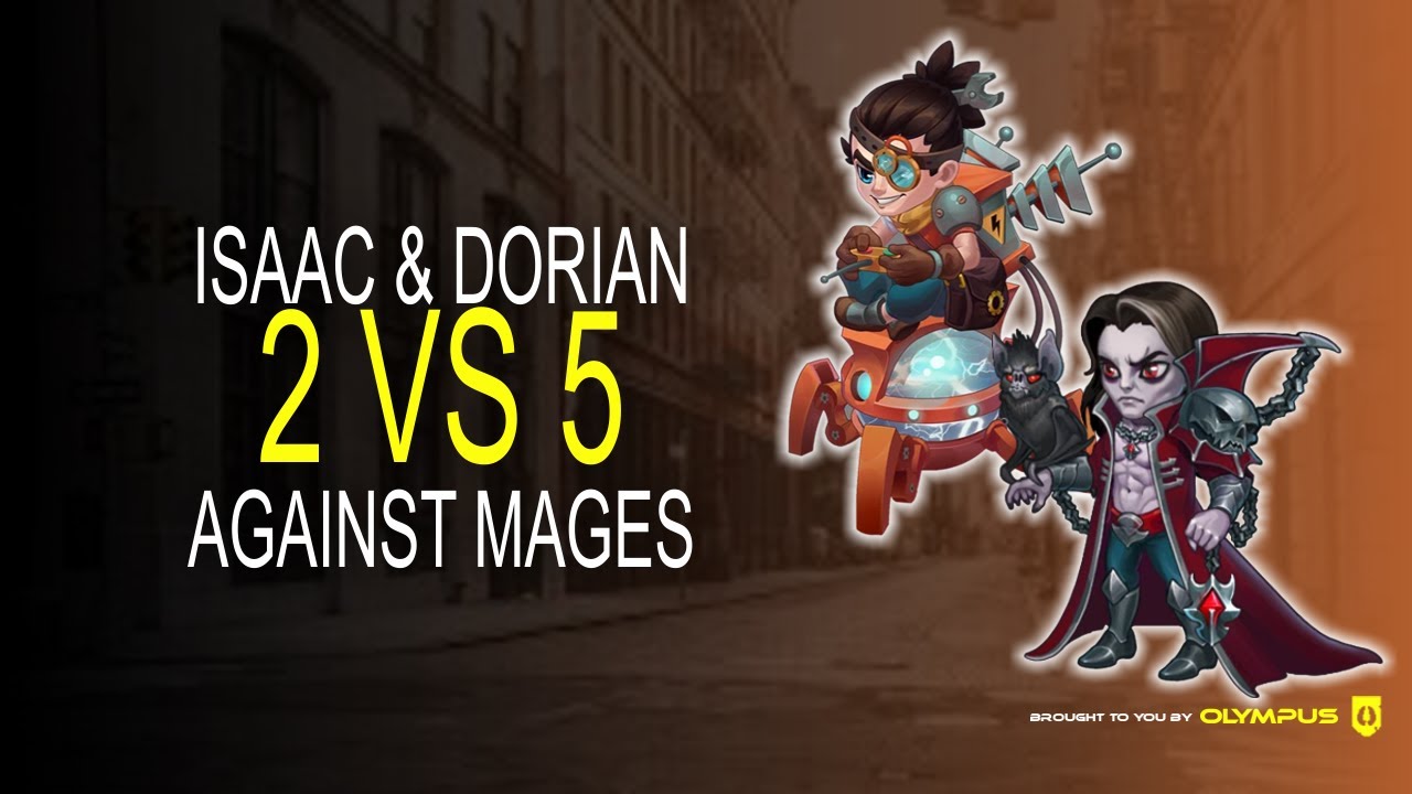 HERO WARS ISAAC TEAM | ISAAC/DORIAN VS MAGES!!!