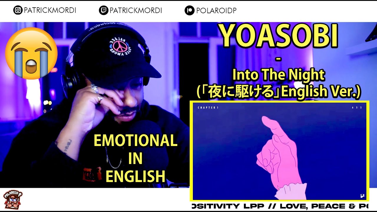 YOASOBI -  Into The Night (「夜に駆ける」English Ver.) 海外の反応 // 外国人の反応 日本語字幕付き // with Japanese Subtitles