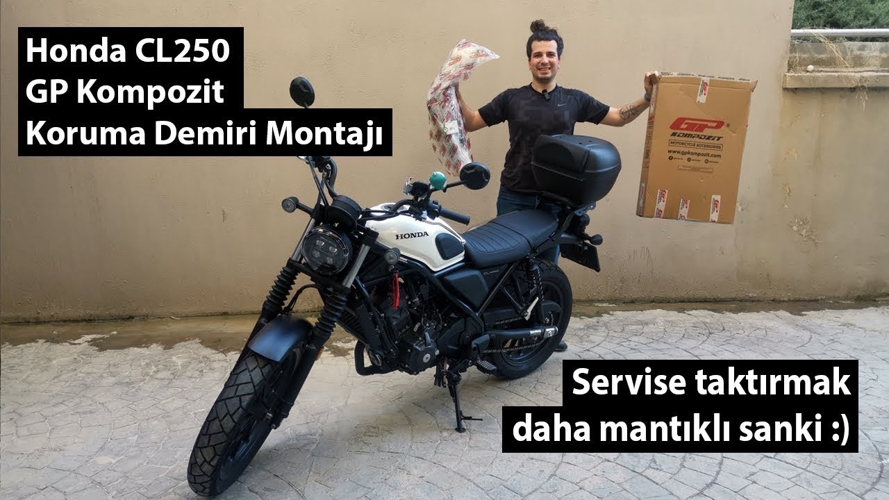 Honda CL250 GP Kompozit Koruma Demiri Montajı