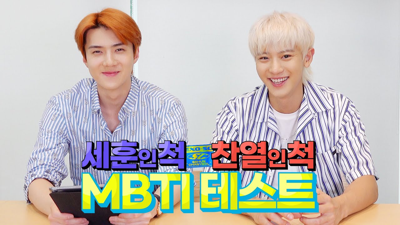EXO-SC 세훈&찬열｜세훈인 ‘척’ 찬열인 '척' MBTI 테스트 📄✍🏻