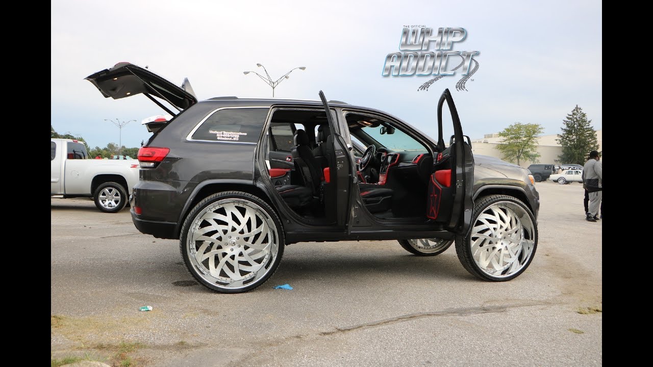 WhipAddict: 2015 Jeep Grand Cherokee on Amani Forged Straped 32s, Custom Inteior!