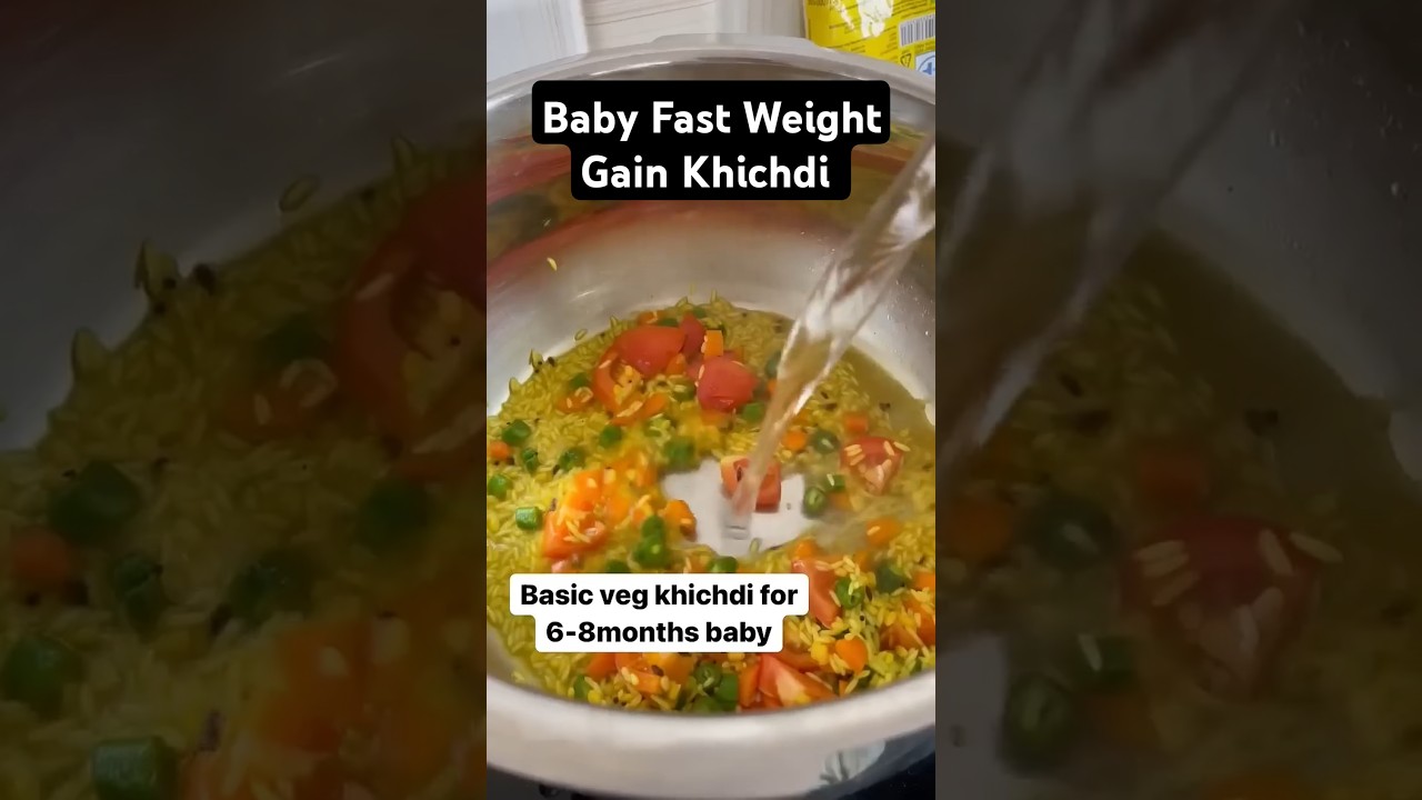 Veg khichdi for 6 month plus baby || easiest and quick recipe||#khichdi  #shortvideo #saveit #shorts