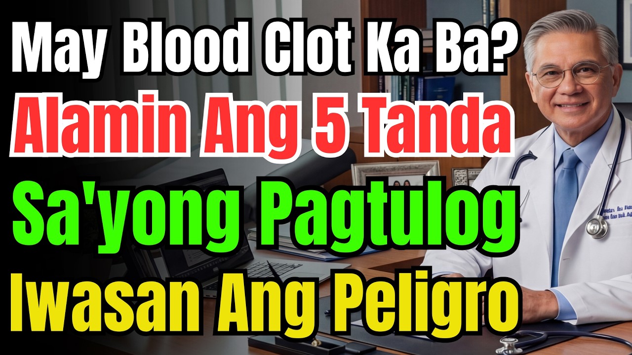 5 Senyales Habang Natutulog Na Barado Ang Ugat! Babala Ng Blood Clot, Isang Silent Killer! Ingat!