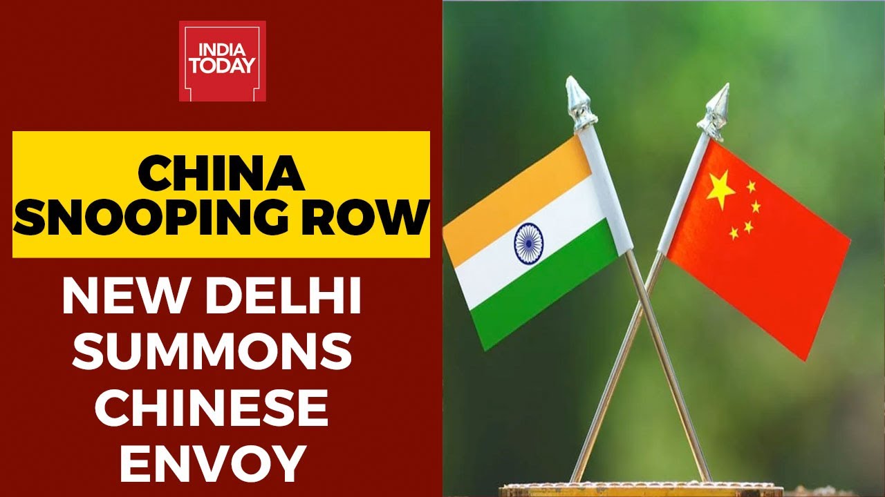 New Delhi Summons Chinese Envoy Over Citizens' Snooping Matter | India-China Faceoff | Breaking News
