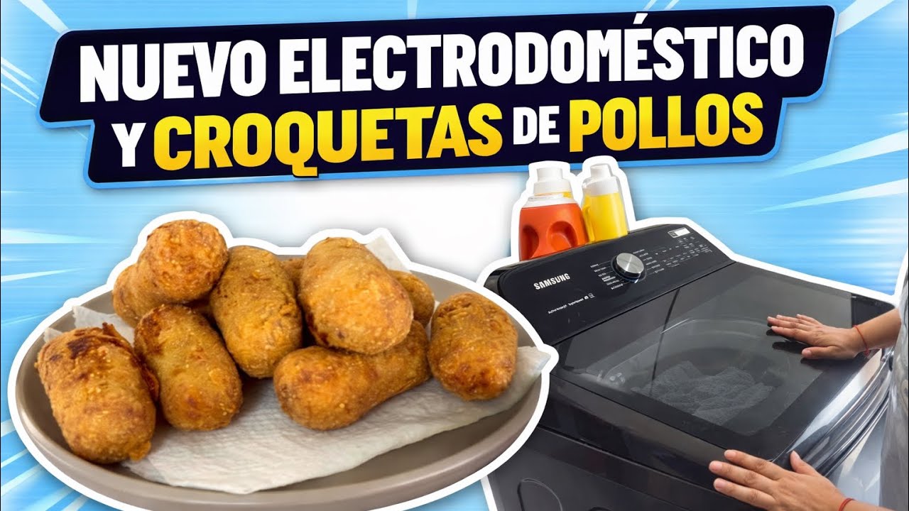 Nuevo electrodoméstico y croquetas caseras fáciles