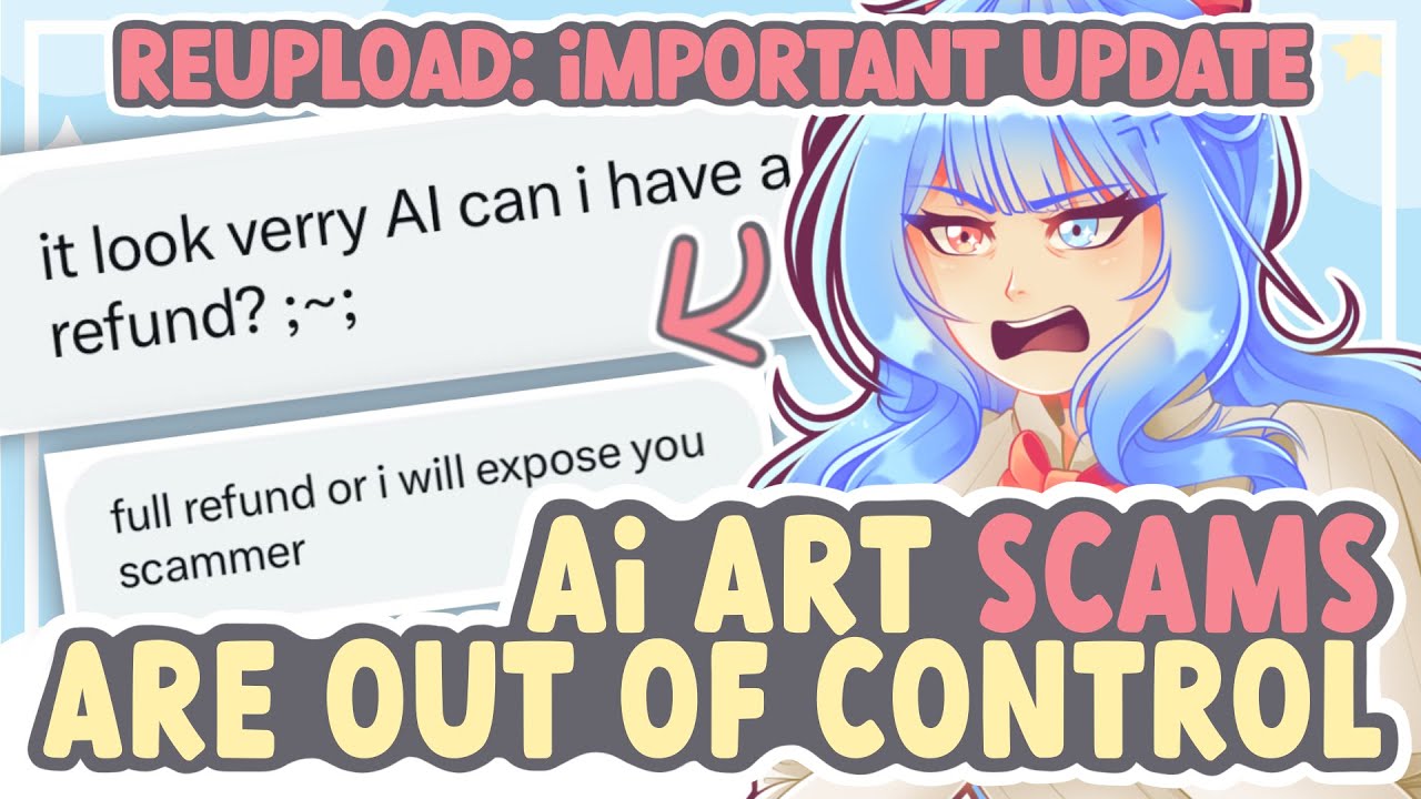 WATCH OUT for this New AI Art SCAM! (REUPLOAD: IMPORTANT UPDATE!) || SPEEDPAINT + COMMENTARY