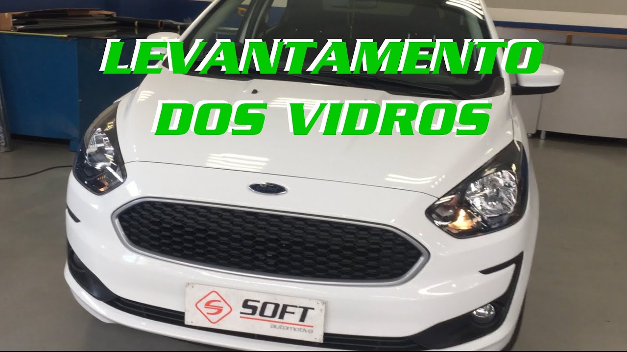 Ford Ka a partir de 2014 - Levantamento de vidros - AW44 Plug and Play Antiesmagamento