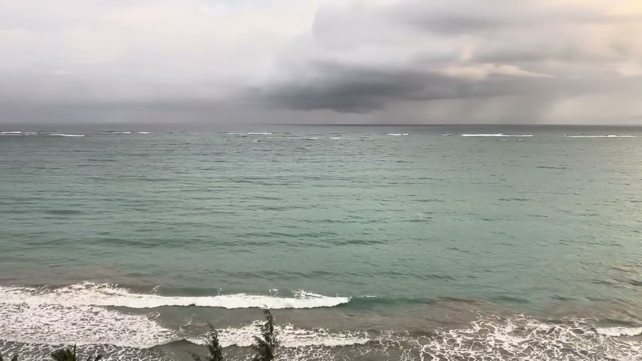 Cloudy morning in Isla Verde, Puerto Rico 