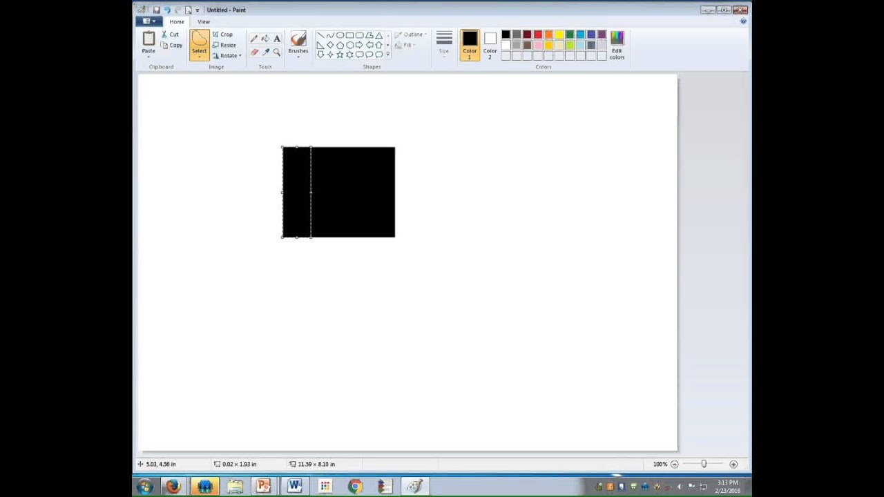 Tessellation - MS Paint