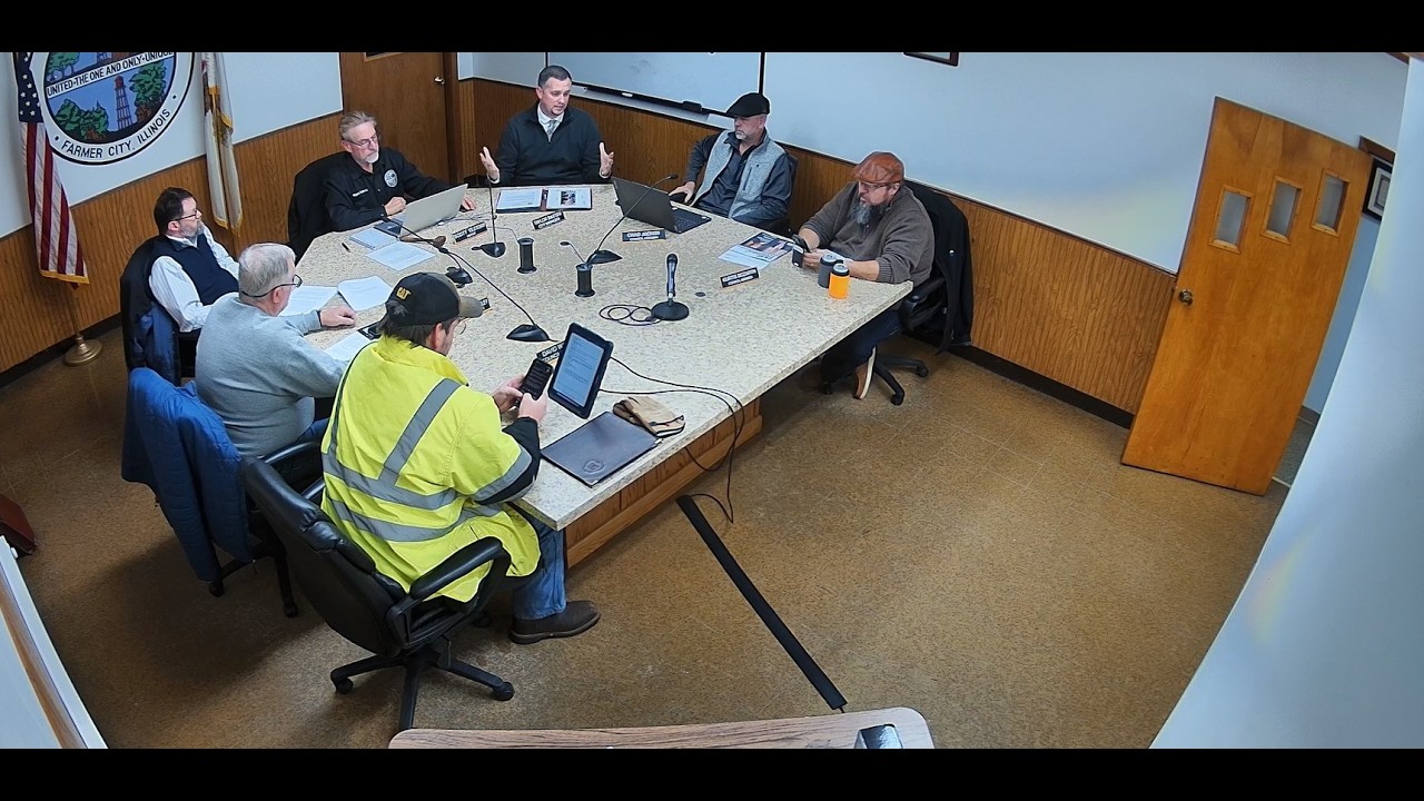 Farmer City City Council Meeting - February 2nd, 2026