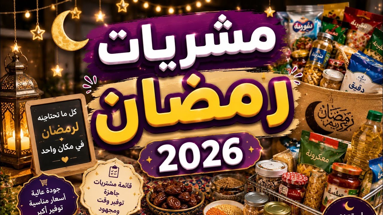 تسوقوا معي من ابو خمسة للرمضان 2026 وجولة في جرير😍