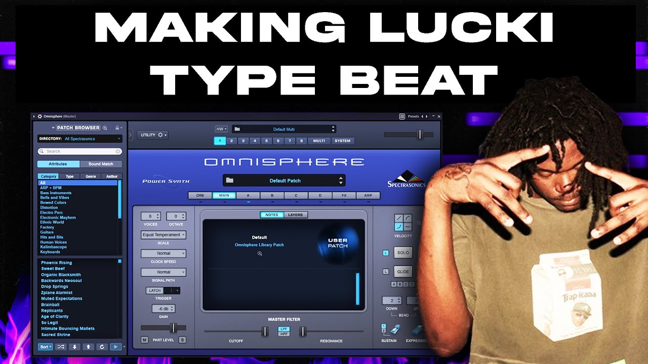 How to Make LUCKI Type Beat *FROM SCRATCH* | FL STUDIO Tutorial
