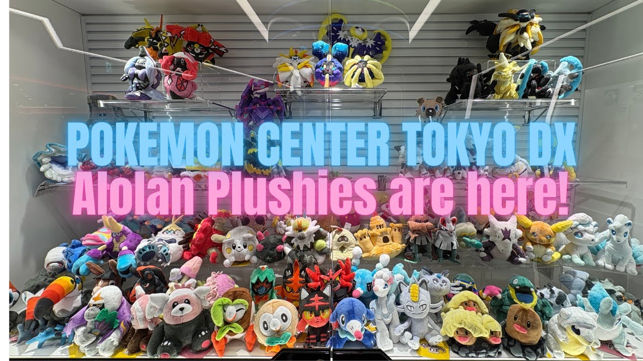 MAY 2025 BEST POKEMON Center in Tokyo Super Tour!  Alolan Plushies Galore!  [4K]
