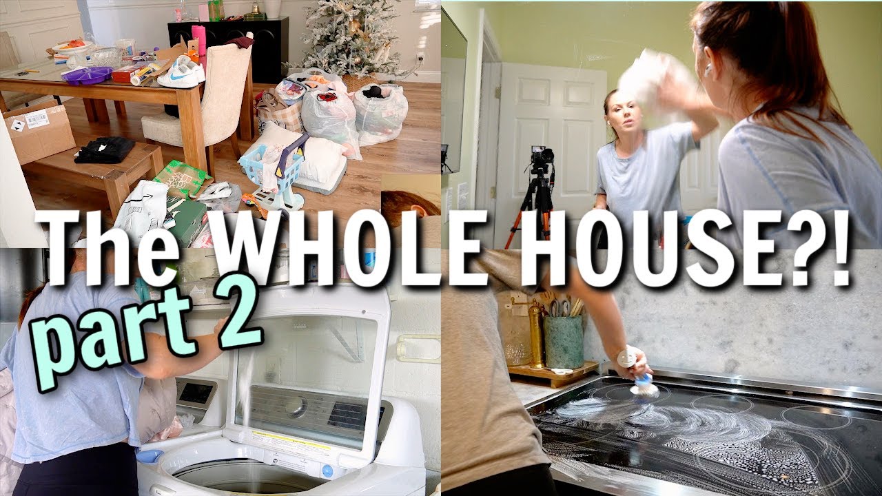 WHOA! WHOLE HOUSE CLEAN WITH ME (Winter) | EXTREME DEEP CLEANING MOTIVATION 2025