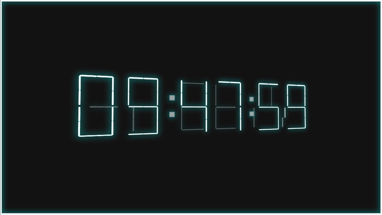Create A Digital Clock With Awesome Animations Using HTML CSS and JavaScript | Going-To Internet