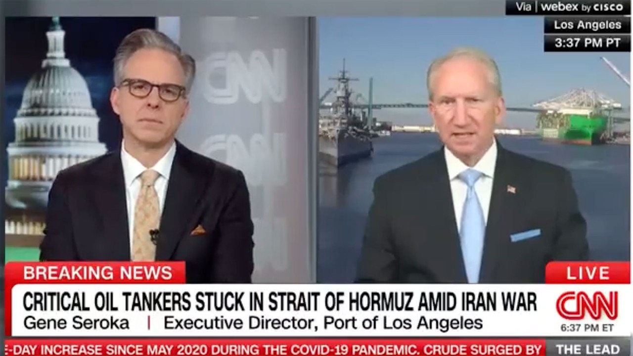 Port of L.A. Executive Director Gene Seroka on CNN 'The Lead' with Jake Tapper (March 5, 2026)