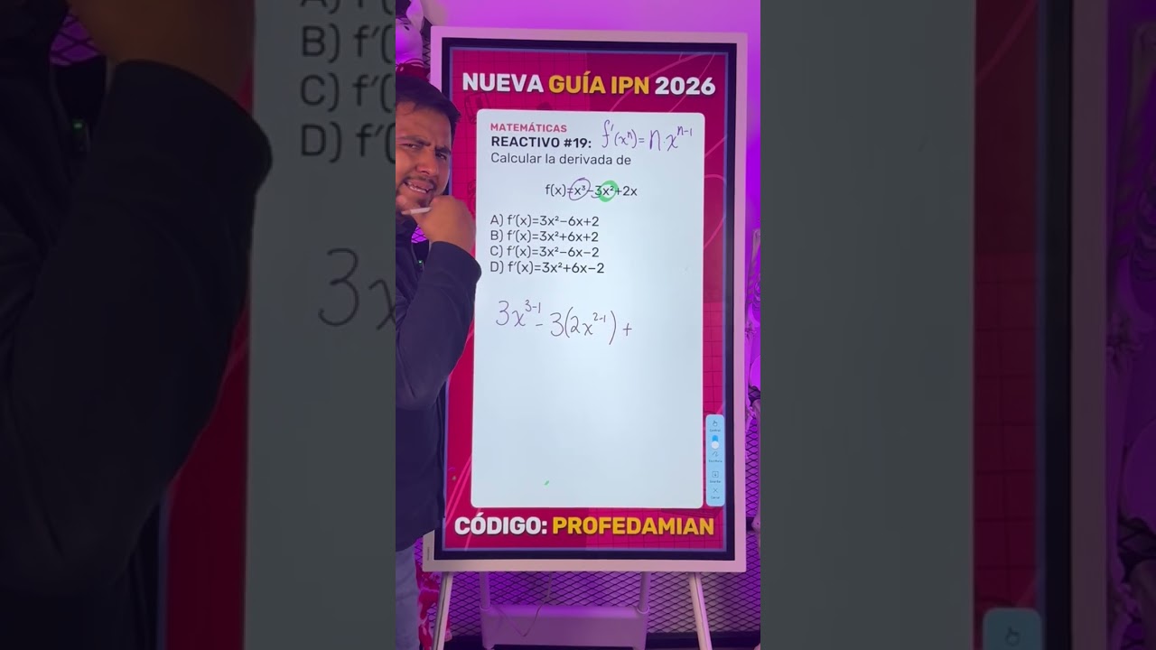 Reactivo #19 Matemáticas – Guía IPN 2026