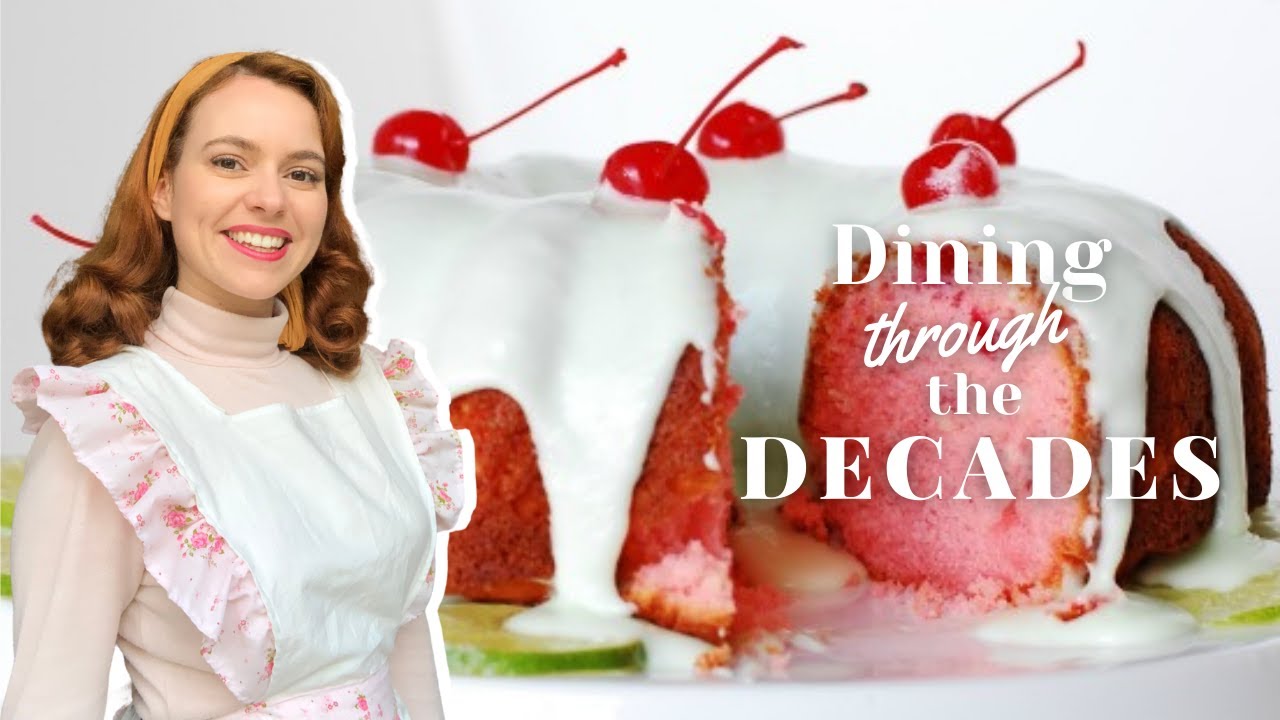 How to make 1950's Maraschino Cherry Cake | Dining Through The Decades Episode 5