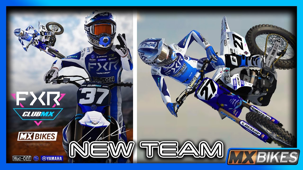 I Joined A REAL LIFE Team In MX Bikes