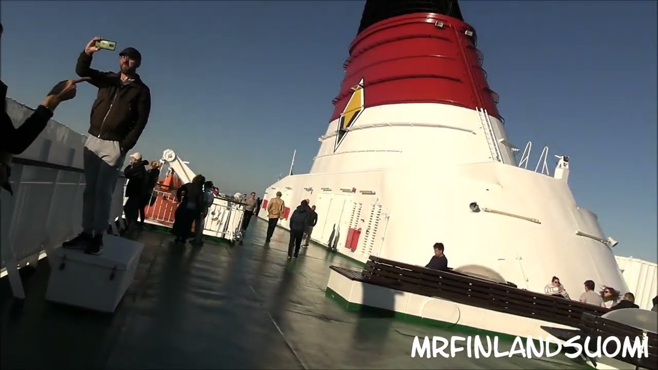 Last Trip With AMORELLA 2022 Mariehamn - Helsinki Viking Line . NEW OWNER - Corsica Ferries SAS -