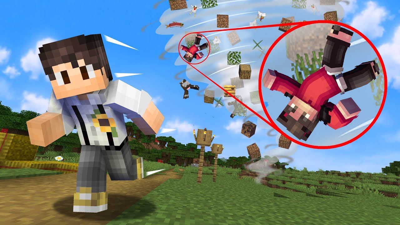 Minecraft, Aber Ein Tornado Verfolgt Uns!