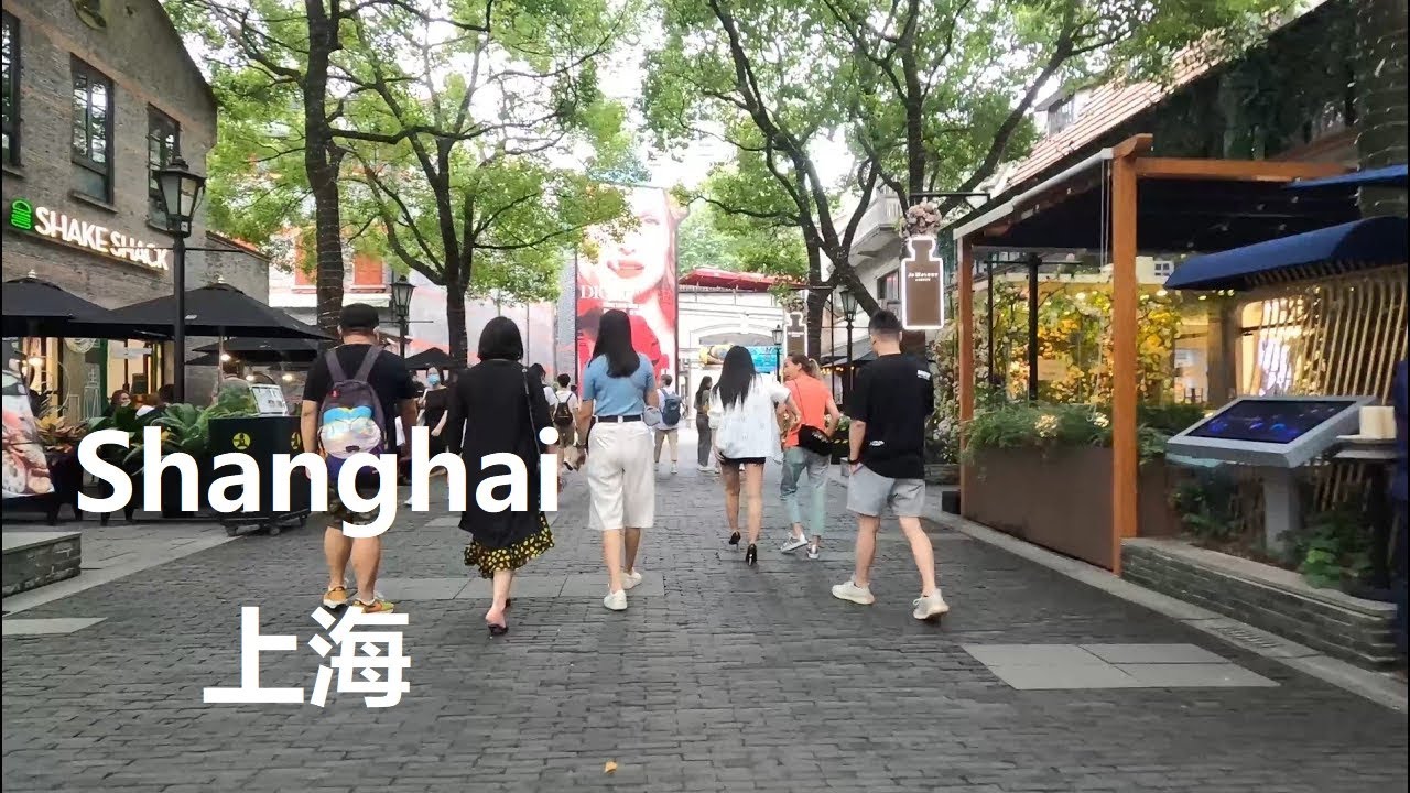 Shanghai  Huaihai Road｜Walk   City  4K｜Xintiandi｜Wukang Road｜Anfu Road｜Western-style residential