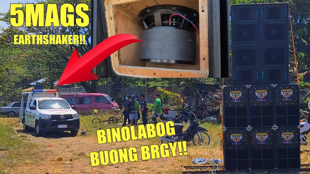 PINA-PULIS  na TALAGA KAMI! sa sobrang LAKAS! - Testing 5 Magnet Earthshaker Speakers & Power Amp