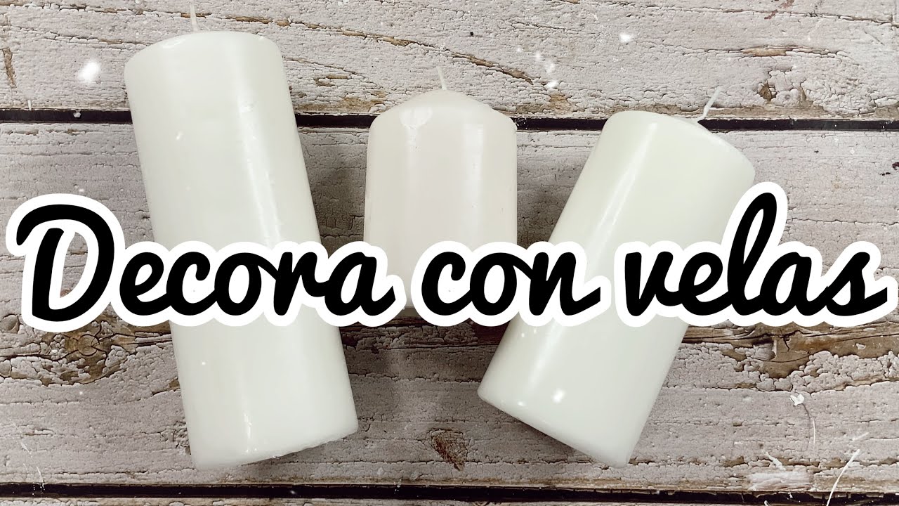 Decora con velas