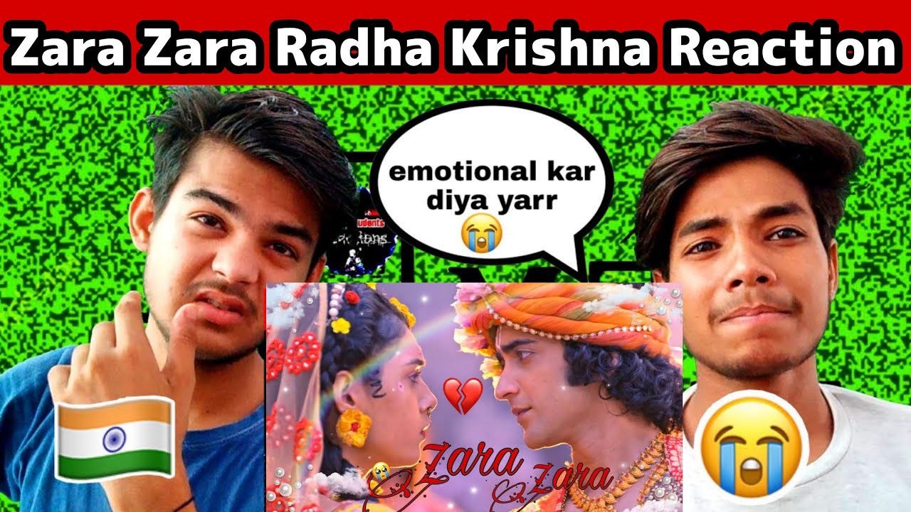 Radha Krishna Zara - Zara sad vm mashup Reaction on Radha Krishna sad vm reaction | Indian student