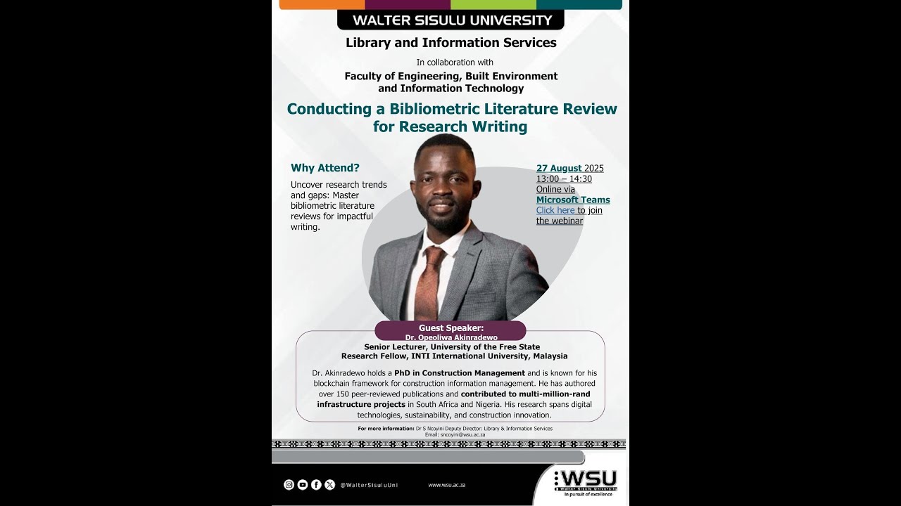 Conducting a Bibliometric Literature Review for Research Writing